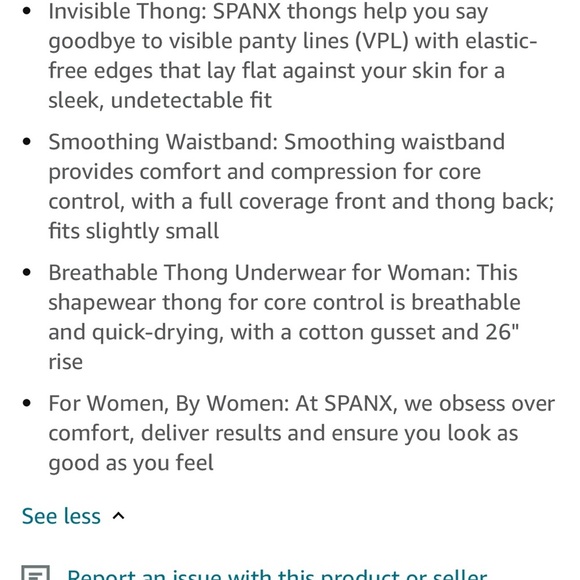 Spanx undies-tectible thong small - Picture 6 of 7